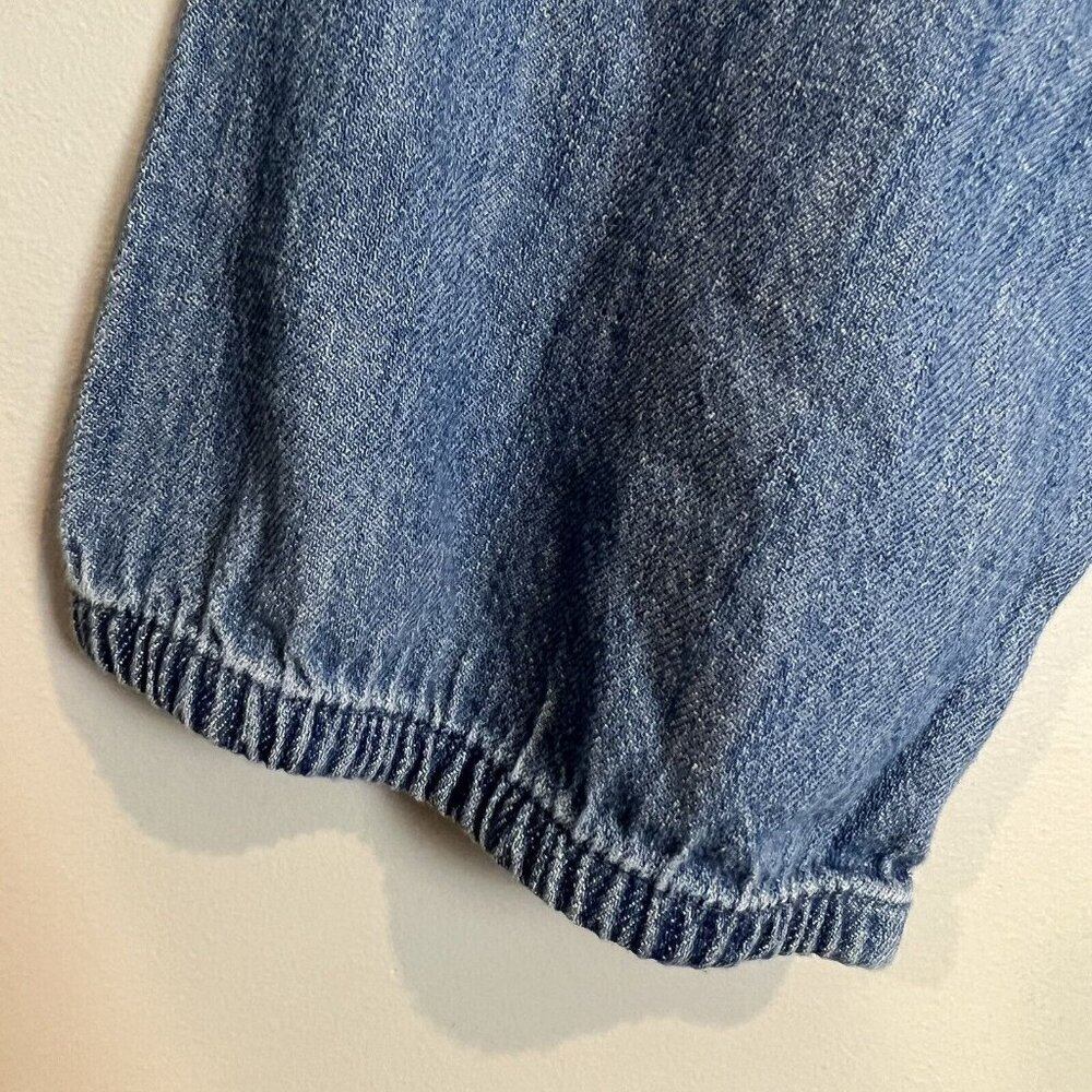Old Navy Long Sleeve Denim Dress Chambray Tiered Girls Size XL NWT - Picture 5 of 7